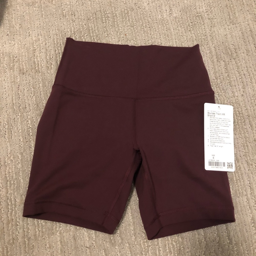 🔥SOLD🔥NWT lululemon Wunder train short 6